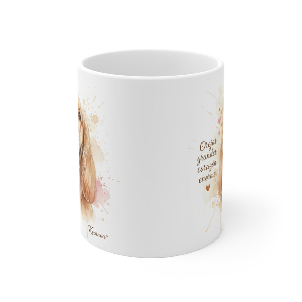 Taza cerámica Cocker Spaniel 325 ml – vista lateral