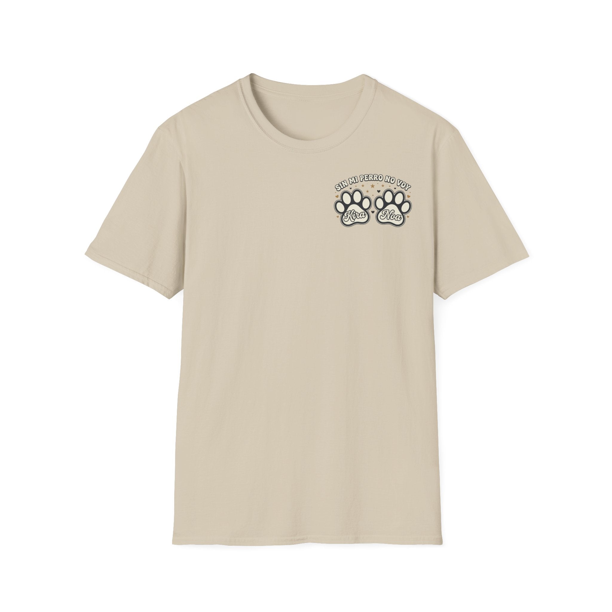 Camiseta  — Sin mi perro no voy - Kiranoa