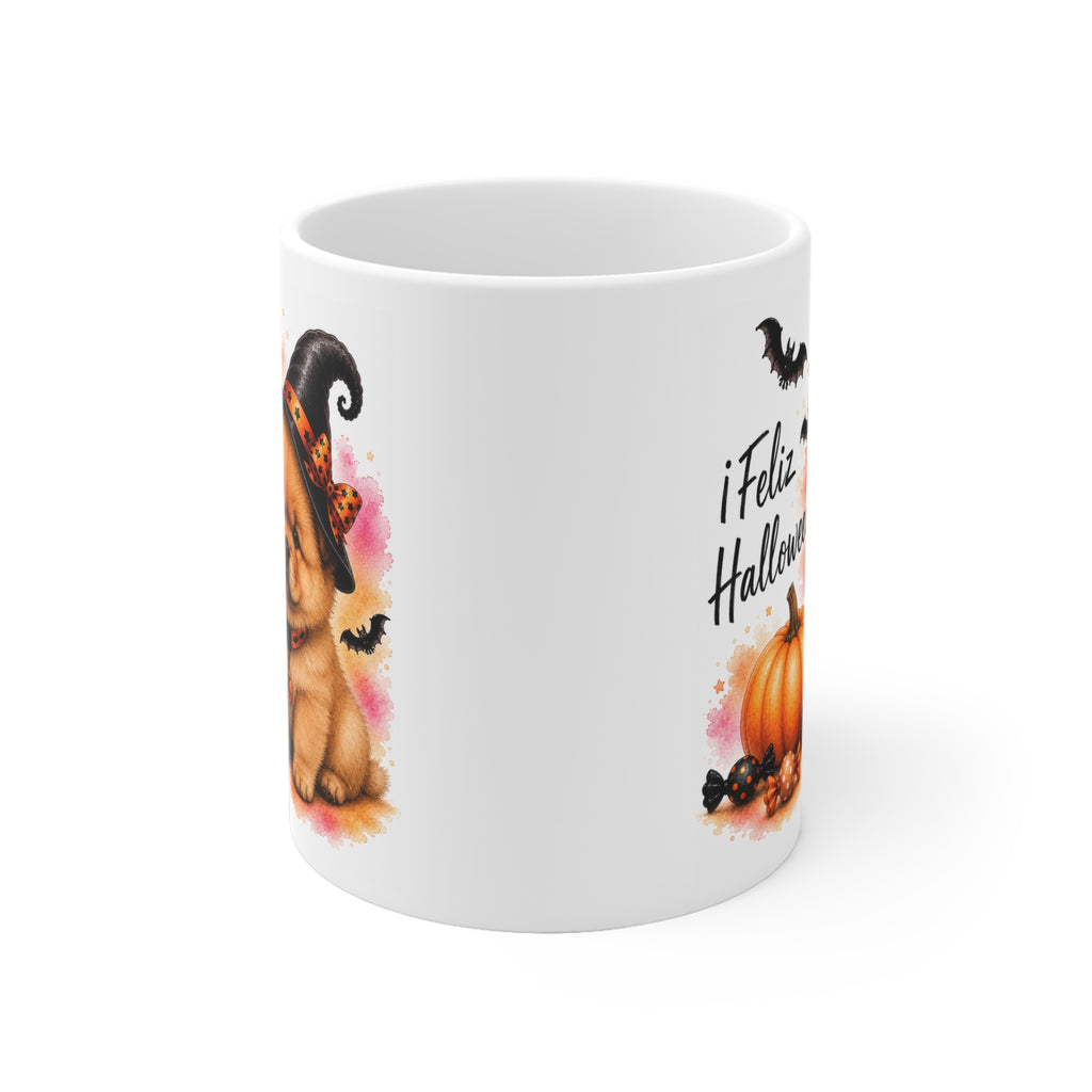 Taza cerámica Chow Chow 325 ml edición Halloween – vista lateral