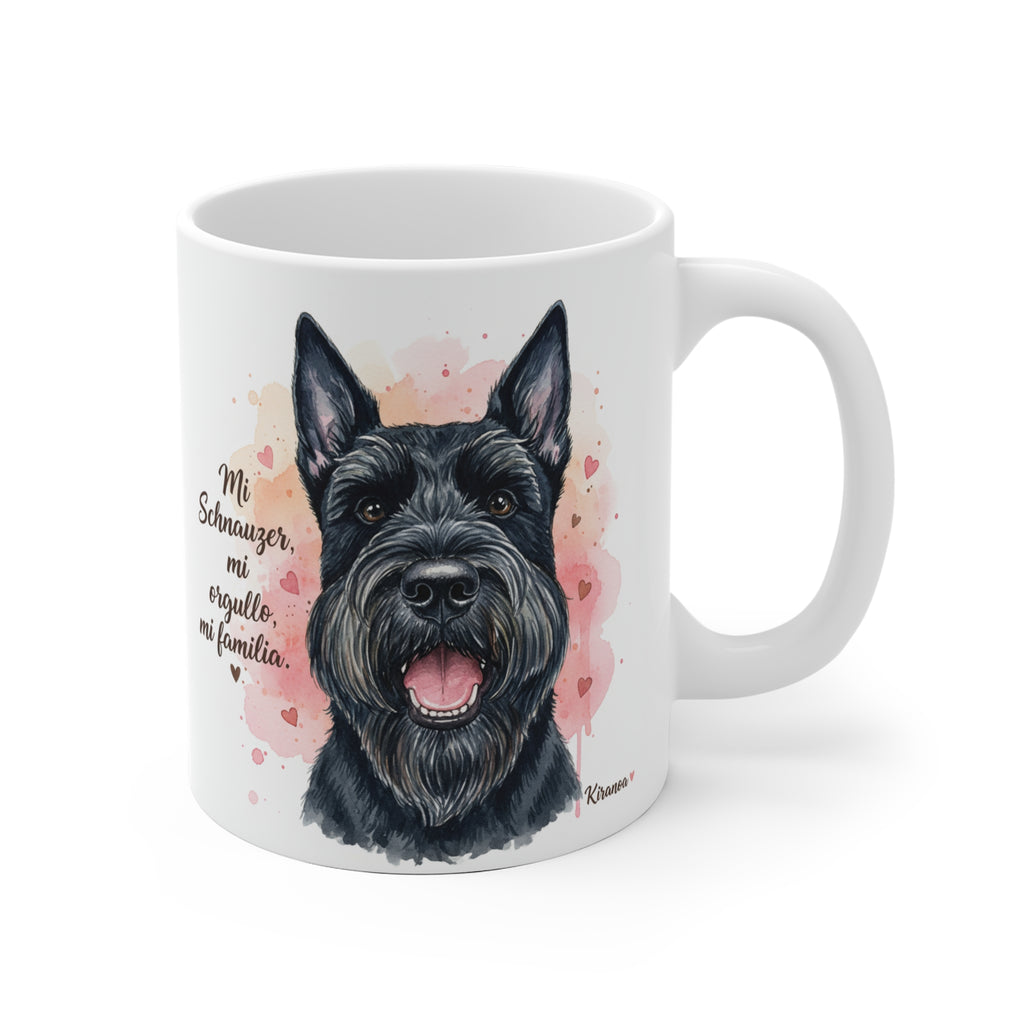 Taza Schnauzer Gigante | Mi Schnauzer mi orgullo mi familia