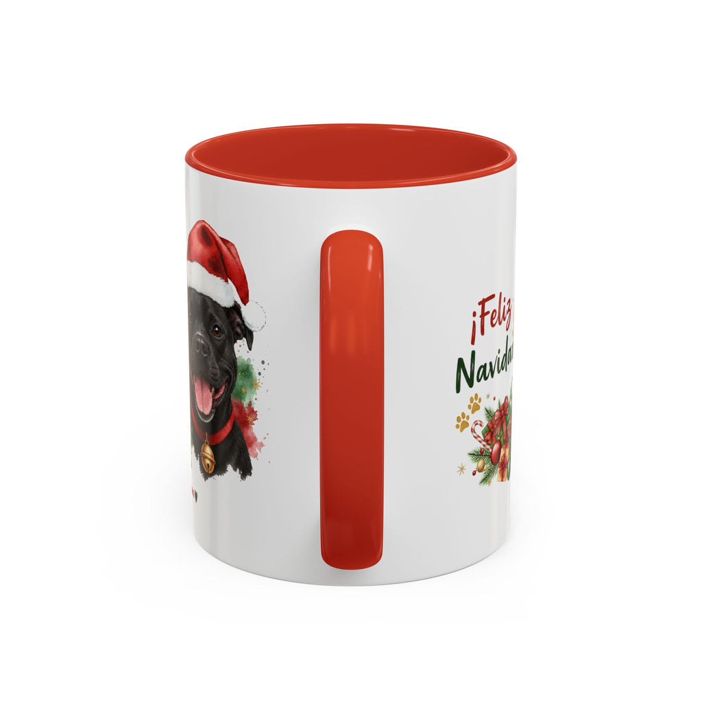 Taza Navideña Pit Bull Terrier APBT | ¡Feliz Navidad!