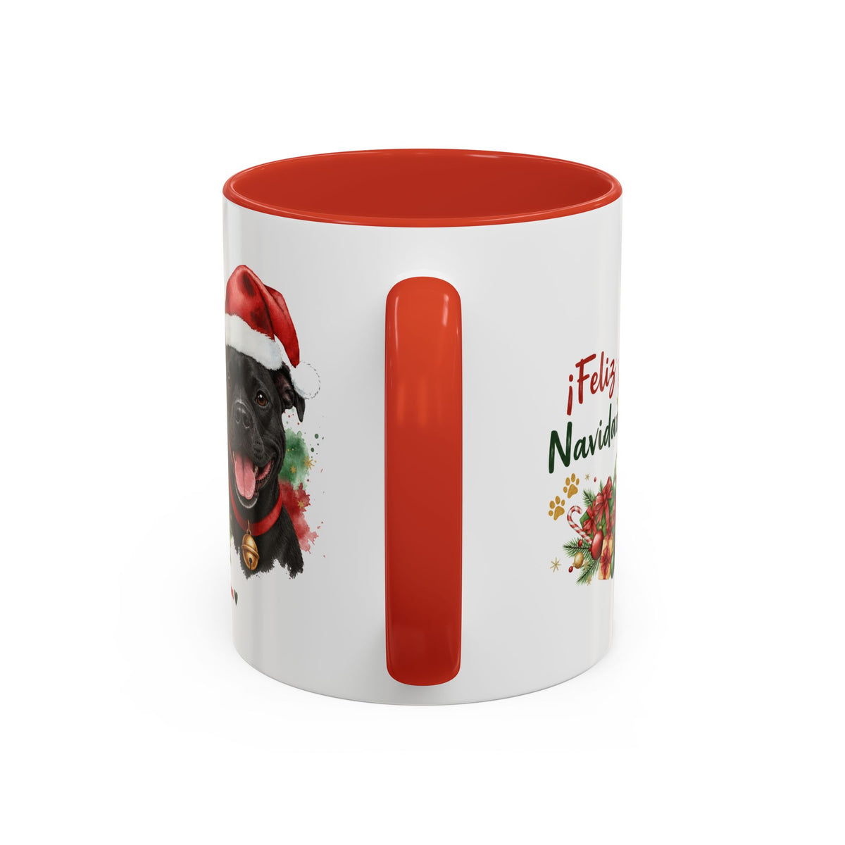 Taza Navideña Pit Bull Terrier APBT | ¡Feliz Navidad!