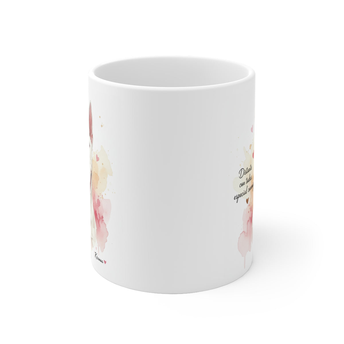 Taza cerámica Bull Terrier 325 ml – vista lateral