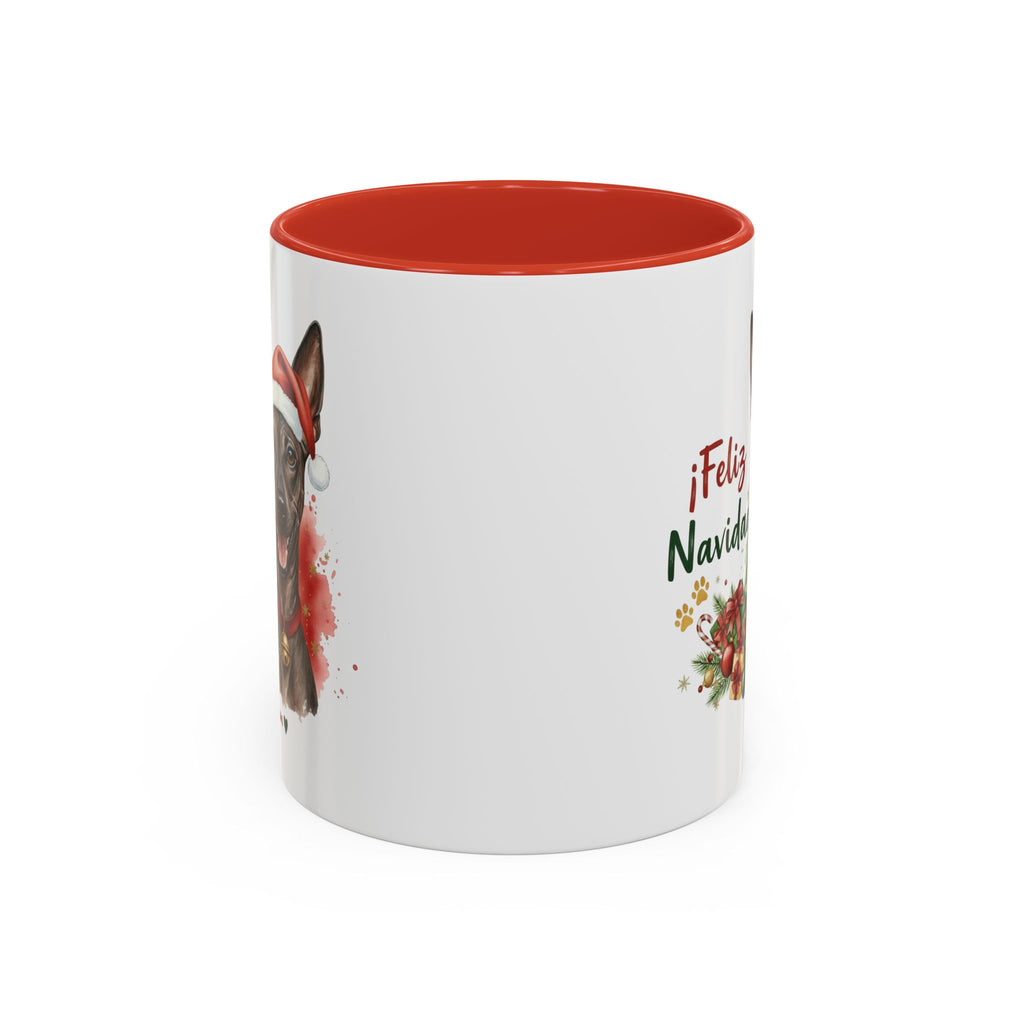 Taza Navideña Viringo Perro sin Pelo del Perú | ¡Feliz Navidad!