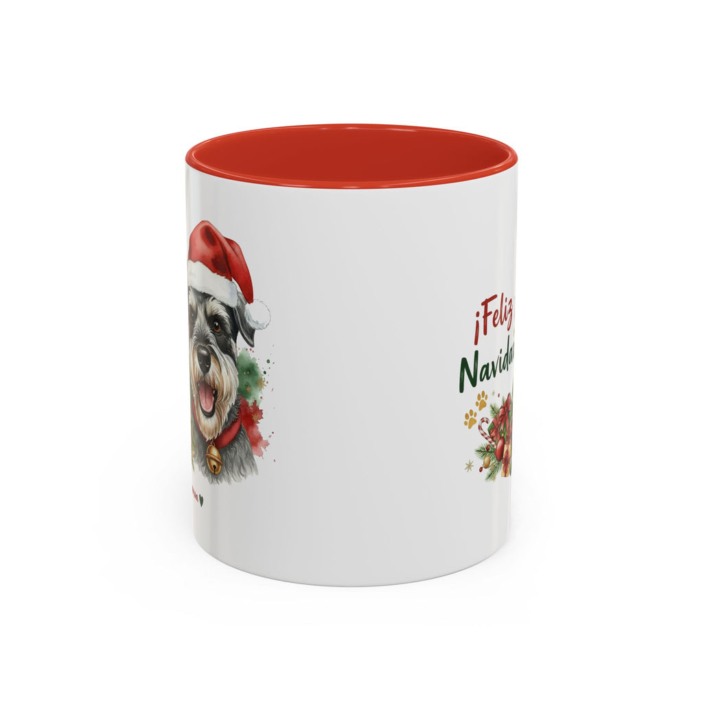 Taza Navideña Schnauzer Estándar | ¡Feliz Navidad!