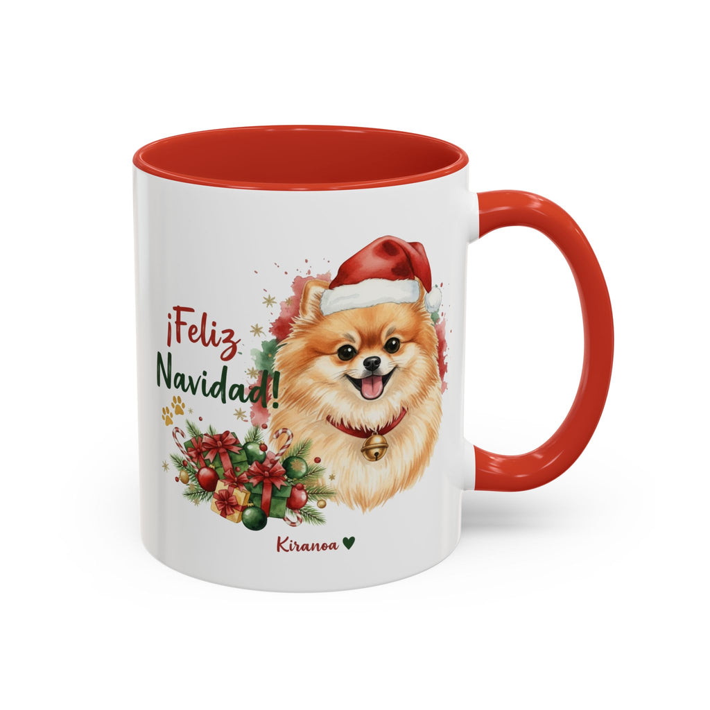 Taza Navideña Pomerania | ¡Feliz Navidad!