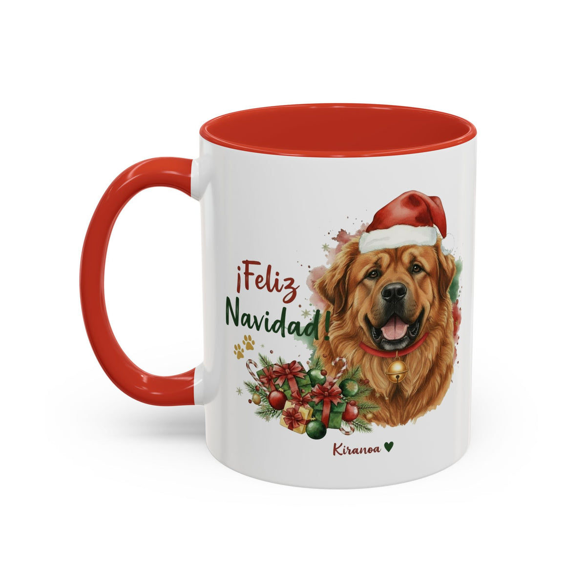Taza Navideña Mastín Tibetano | ¡Feliz Navidad!