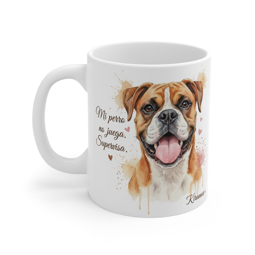 Taza Boxer cara trasera — diseño impreso en ambas caras — Kiranoa
