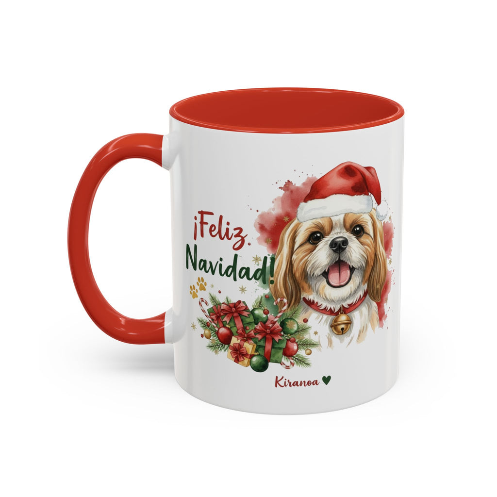 Taza Navideña Shih Tzu | ¡Feliz Navidad!