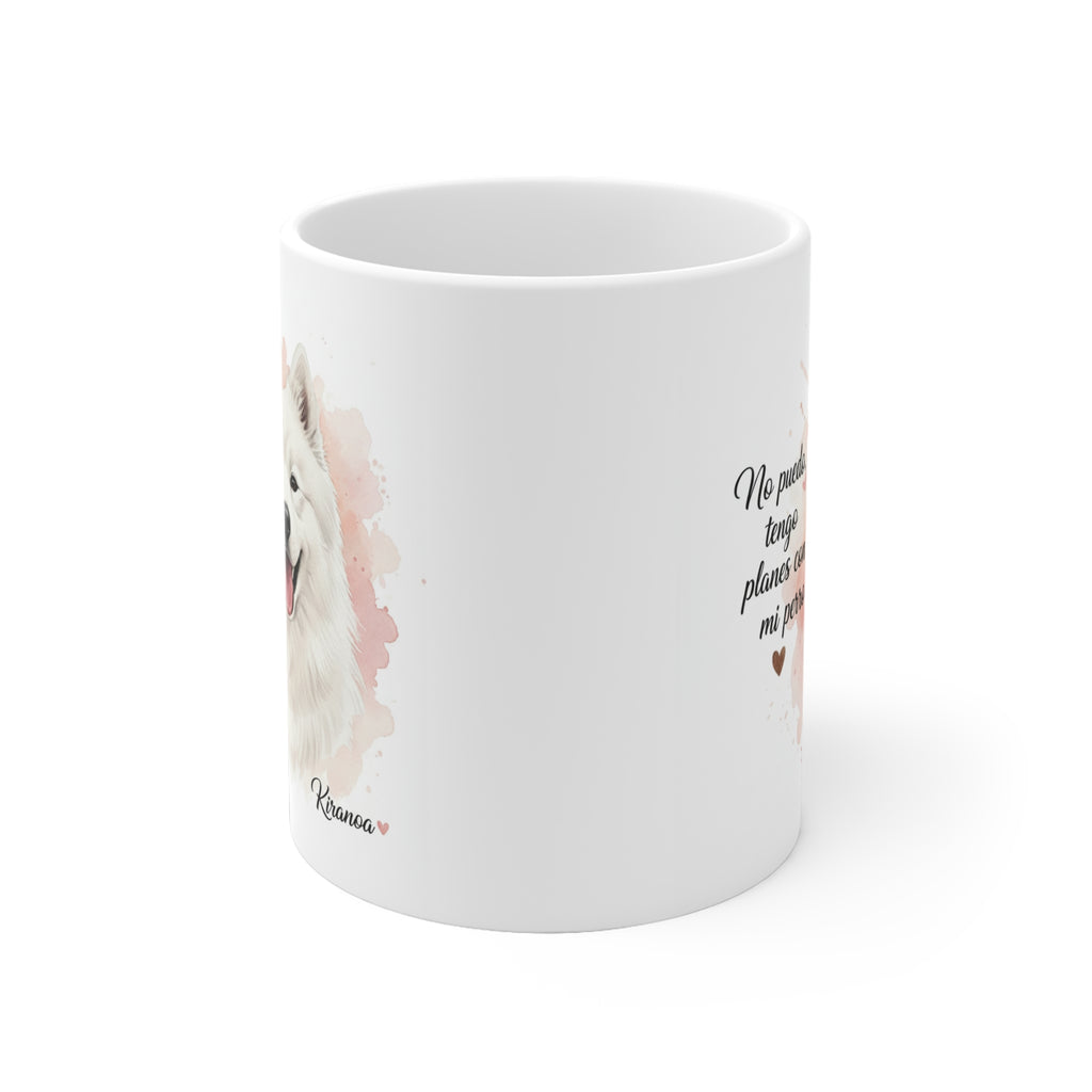 Taza cerámica Samoyedo 325 ml – vista lateral