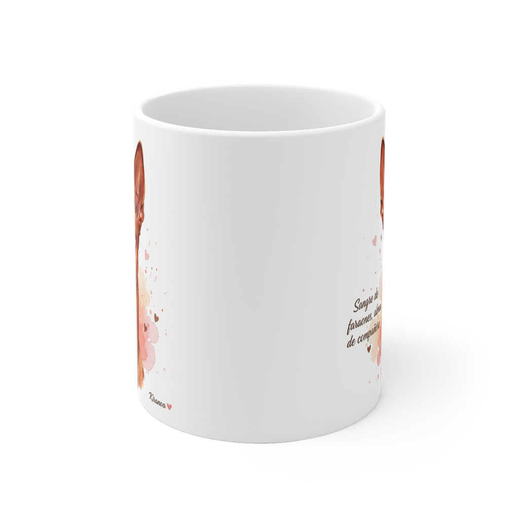 Taza cerámica Pharaoh Hound 325 ml – vista lateral