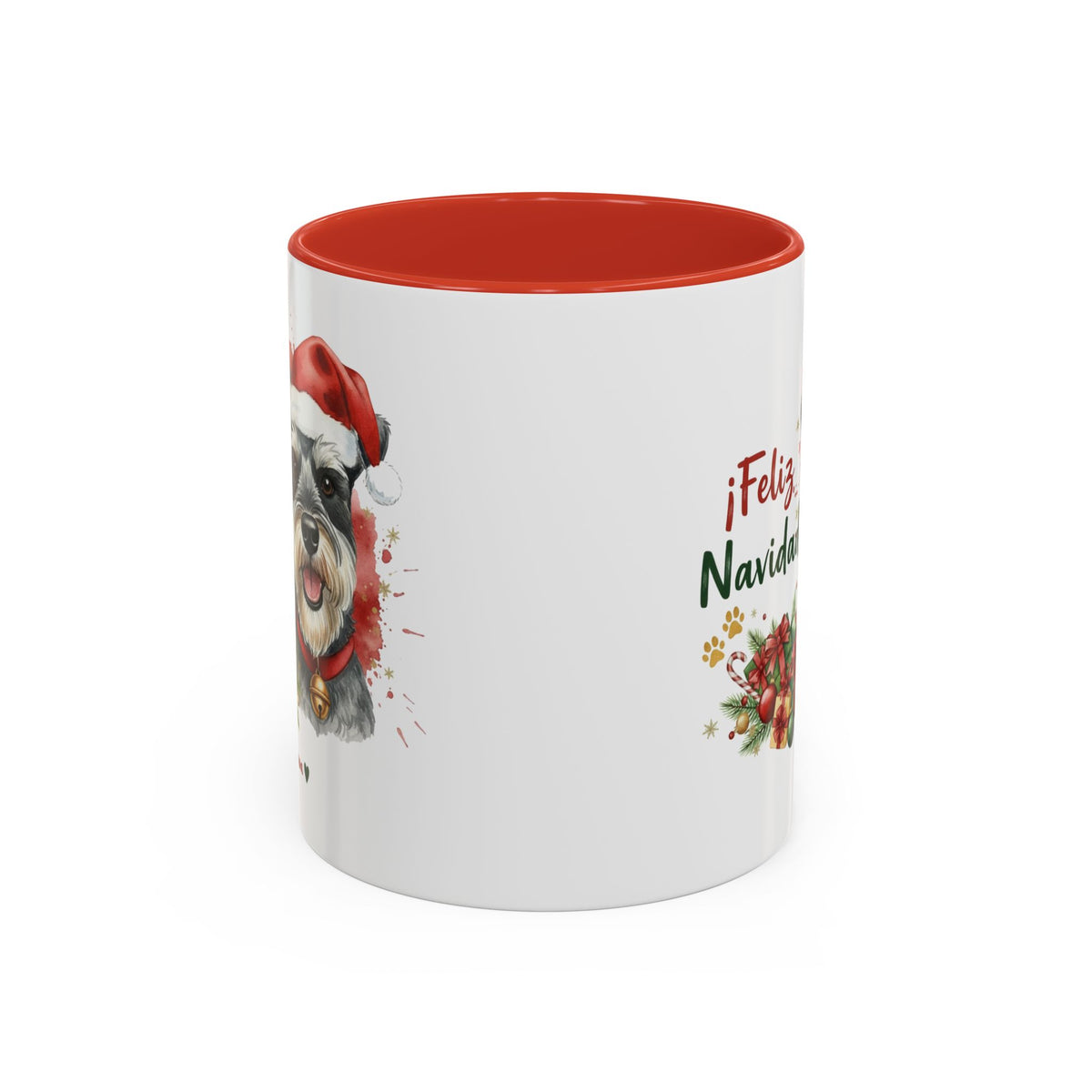 Taza Navideña Schnauzer Miniatura | ¡Feliz Navidad!