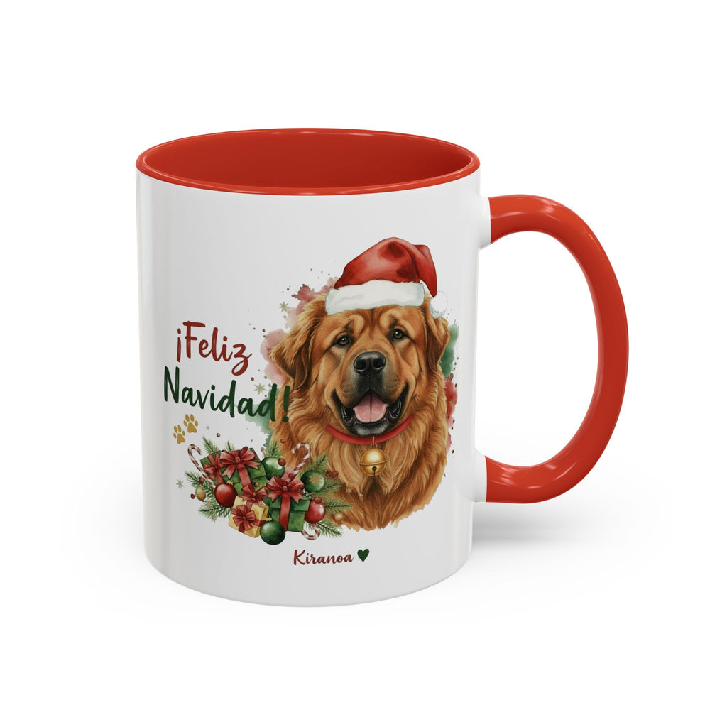 Taza Navideña Mastín Tibetano | ¡Feliz Navidad!