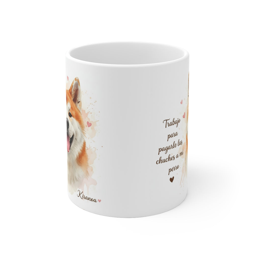 Taza cerámica Akita 325 ml – vista lateral