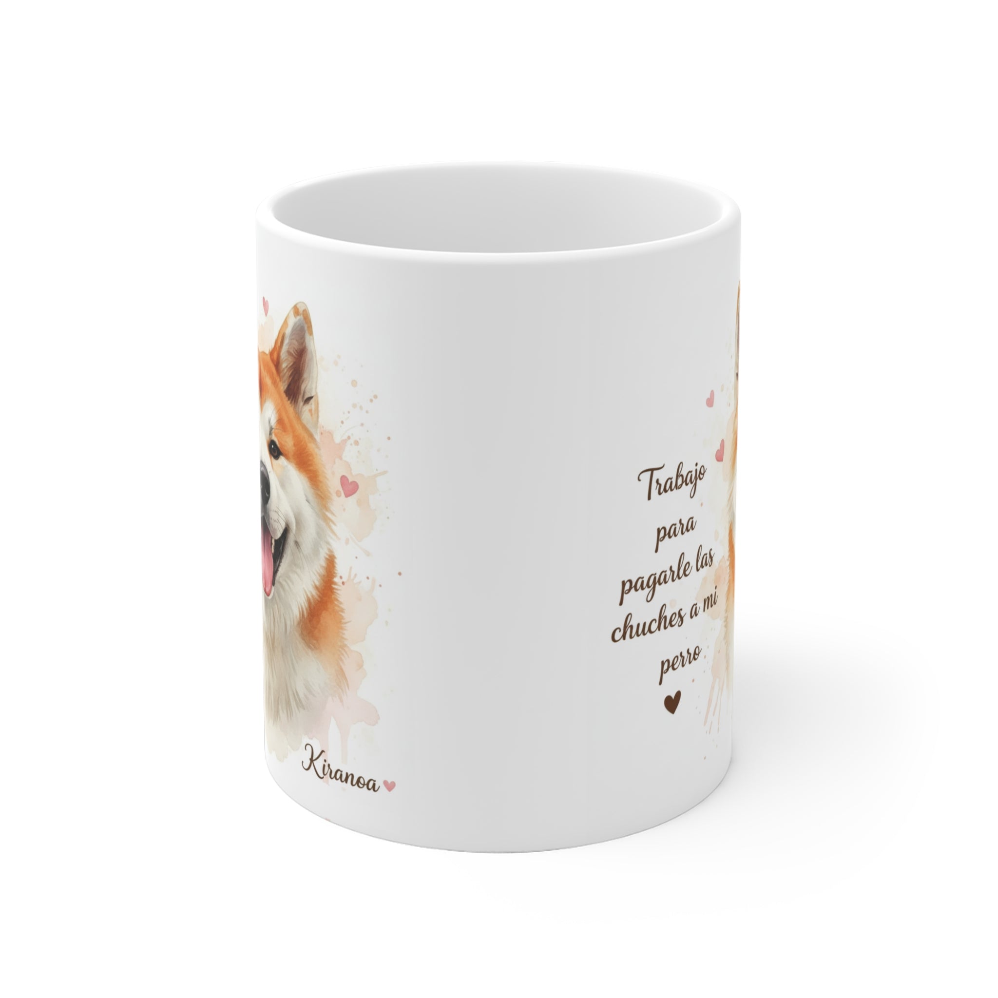 Taza Akita | Trabajo para pagarle las chuches a mi perro