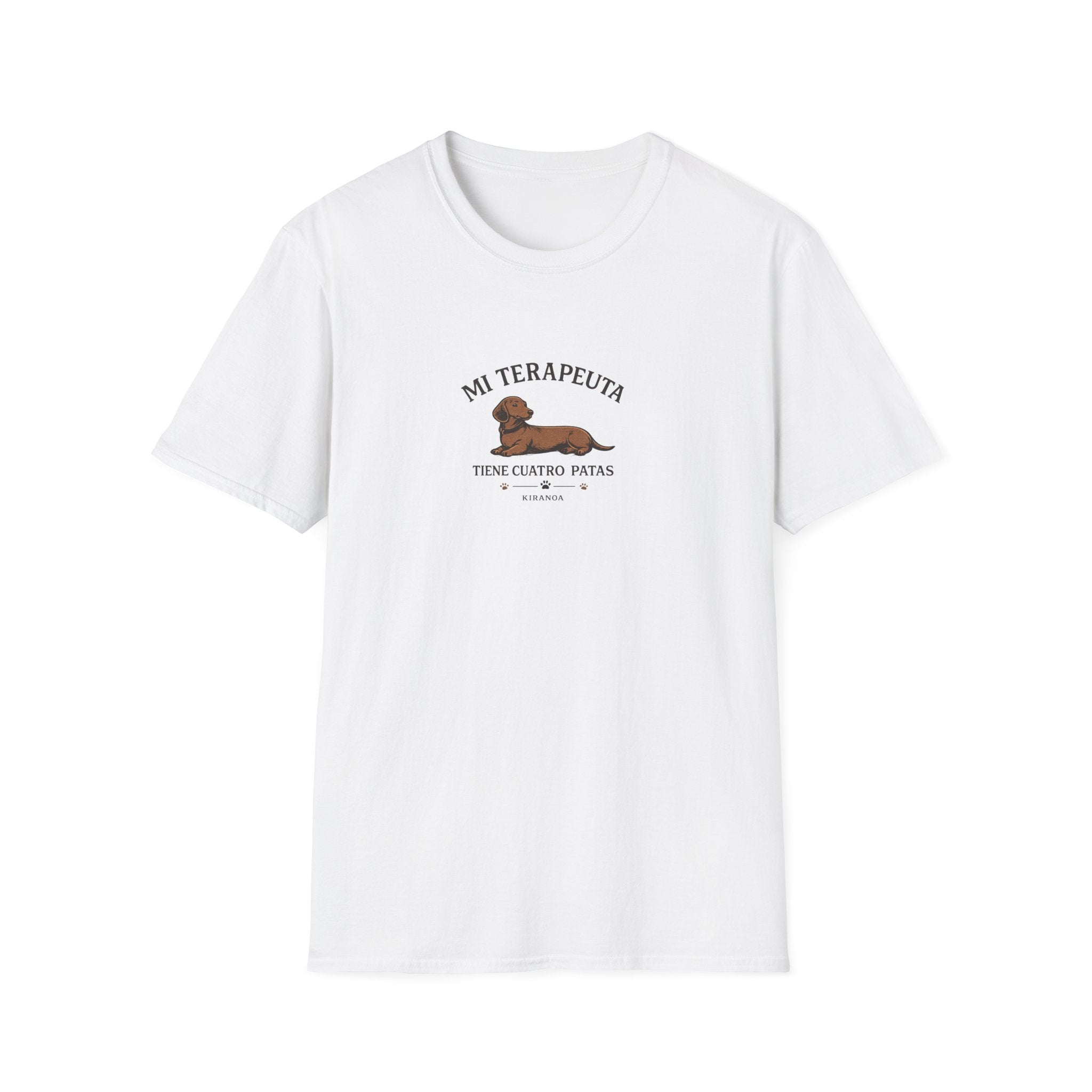 Camiseta perro salchicha - Mi terapeuta tiene cuatro patas