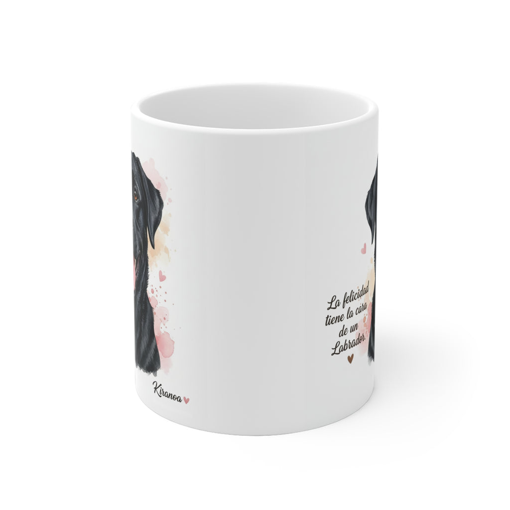 Taza cerámica Labrador 325 ml – vista lateral
