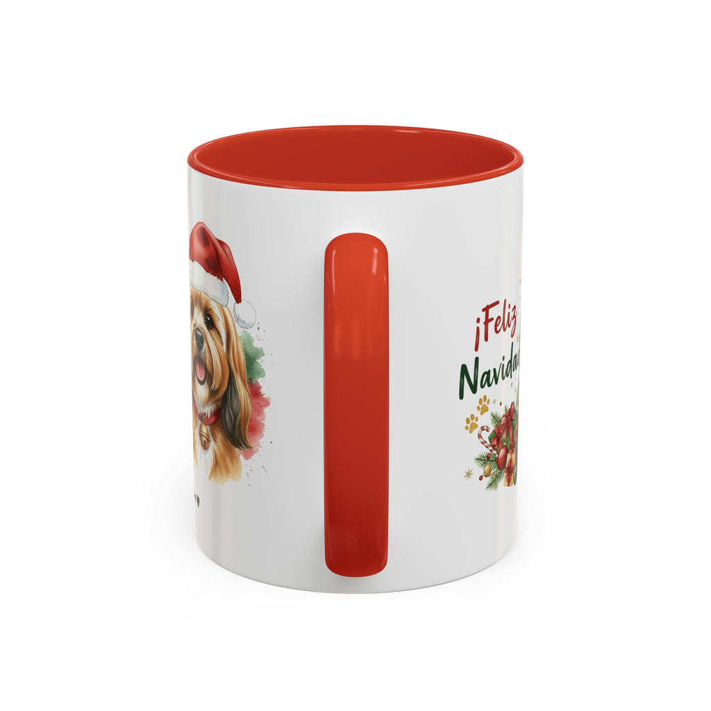 Taza Navideña Lhasa Apso | ¡Feliz Navidad!