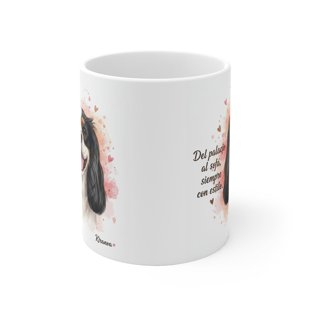 Taza Cavalier King Charles Spaniel | Del palacio al sofá siempre con estilo