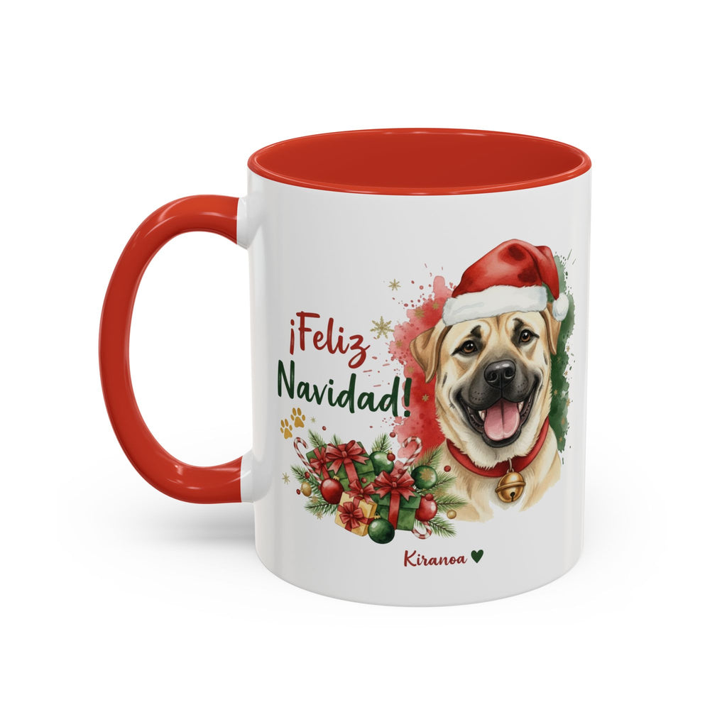 Taza Navideña Kangal Turco | ¡Feliz Navidad!