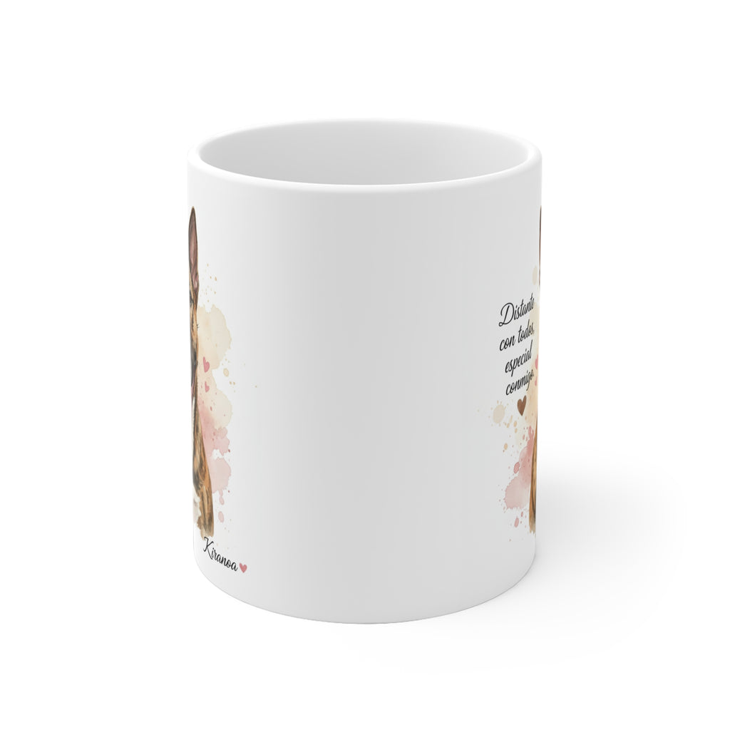 Taza cerámica Bull Terrier 325 ml – vista lateral