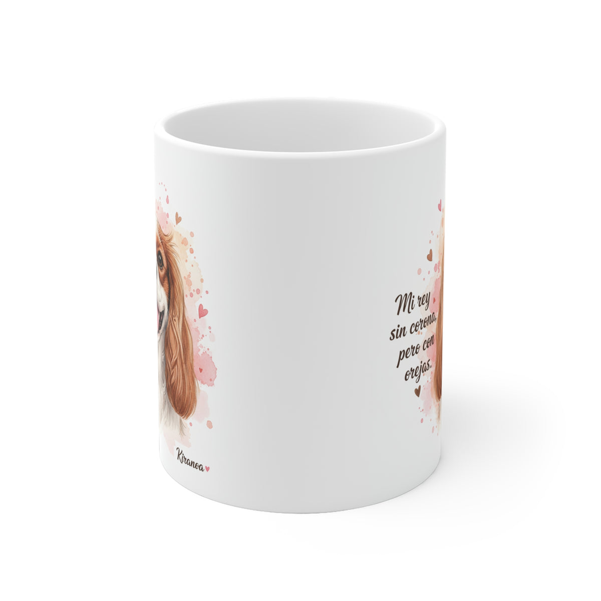Taza cerámica Cavalier King Charles Spaniel 325 ml – vista lateral