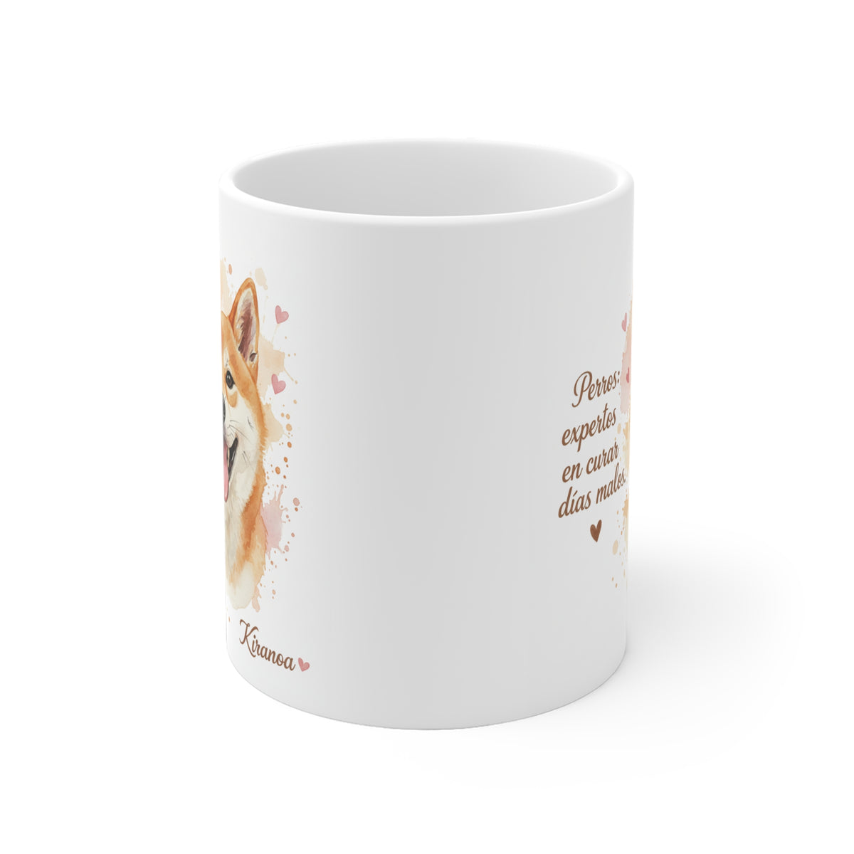 Taza cerámica Shiba Inu 325 ml – vista lateral
