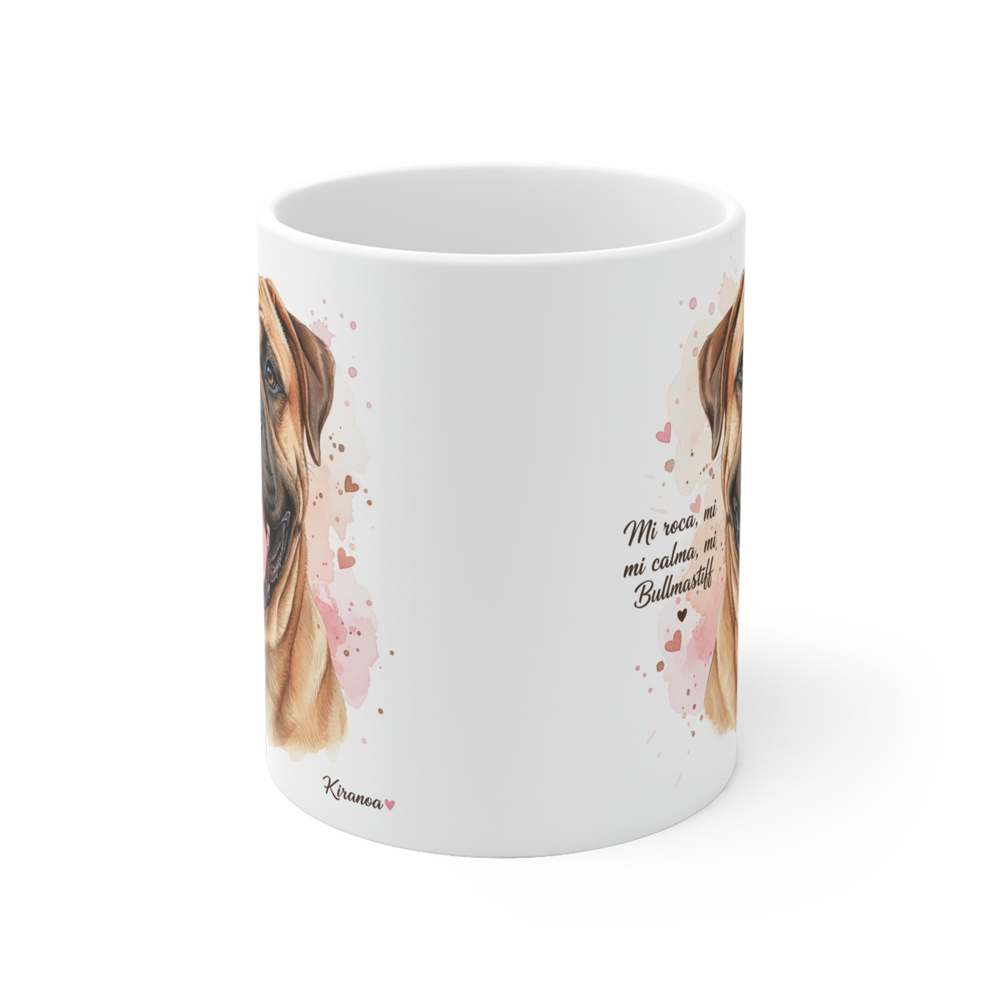 Taza cerámica Bullmastiff 325 ml – vista lateral
