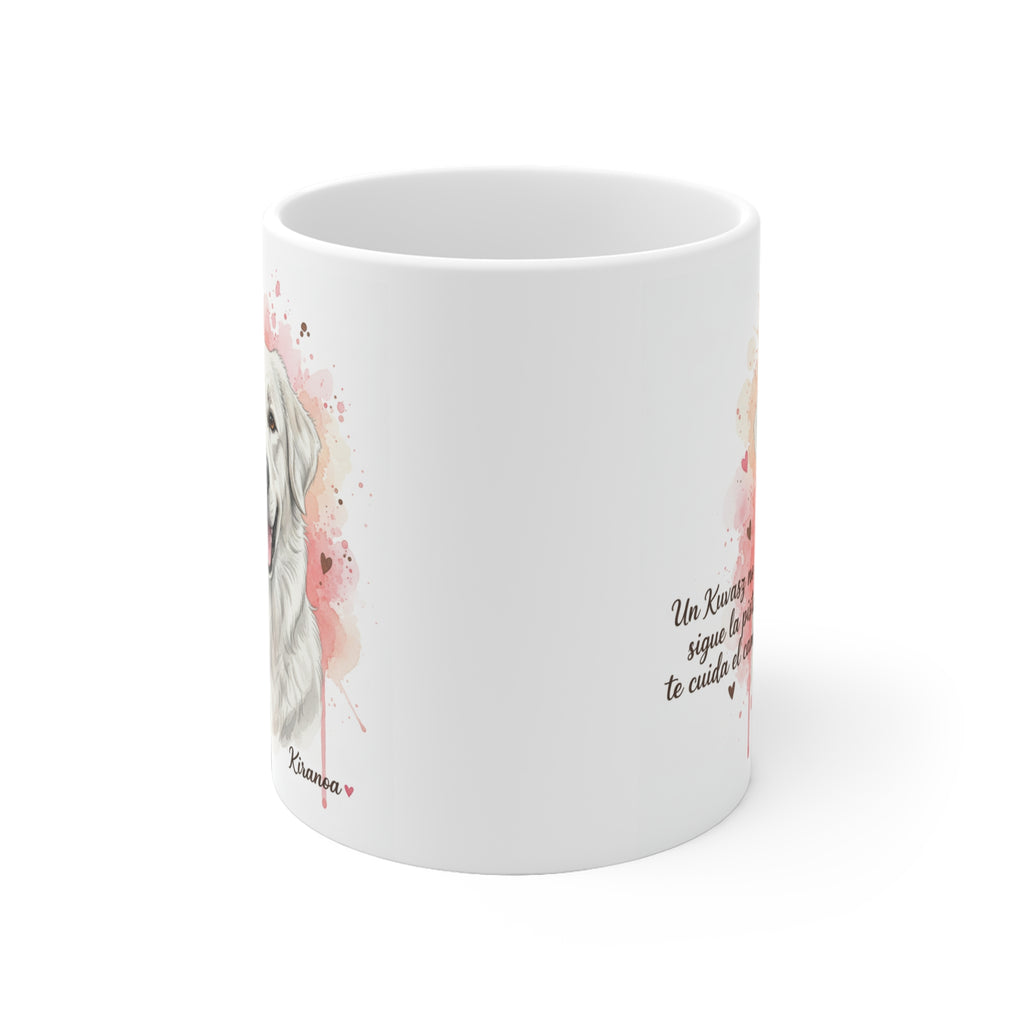 Taza cerámica Kuvasz 325 ml – vista lateral