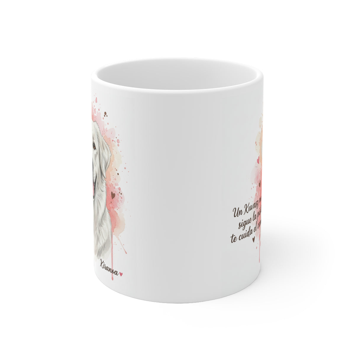 Taza cerámica Kuvasz 325 ml – vista lateral