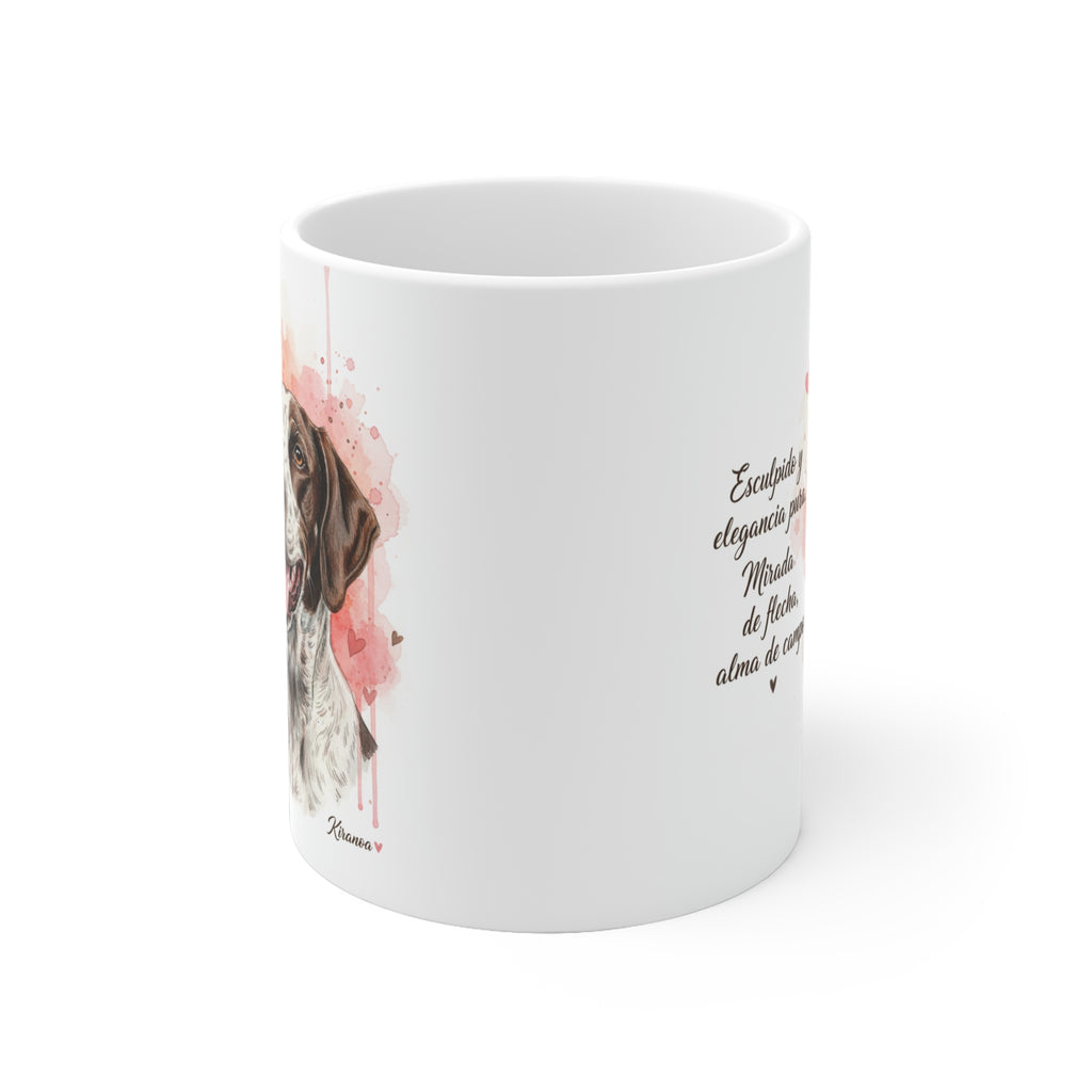 Taza Pointer Inglés | Esculpido y elegancia pura mirada de flecha alma de campo