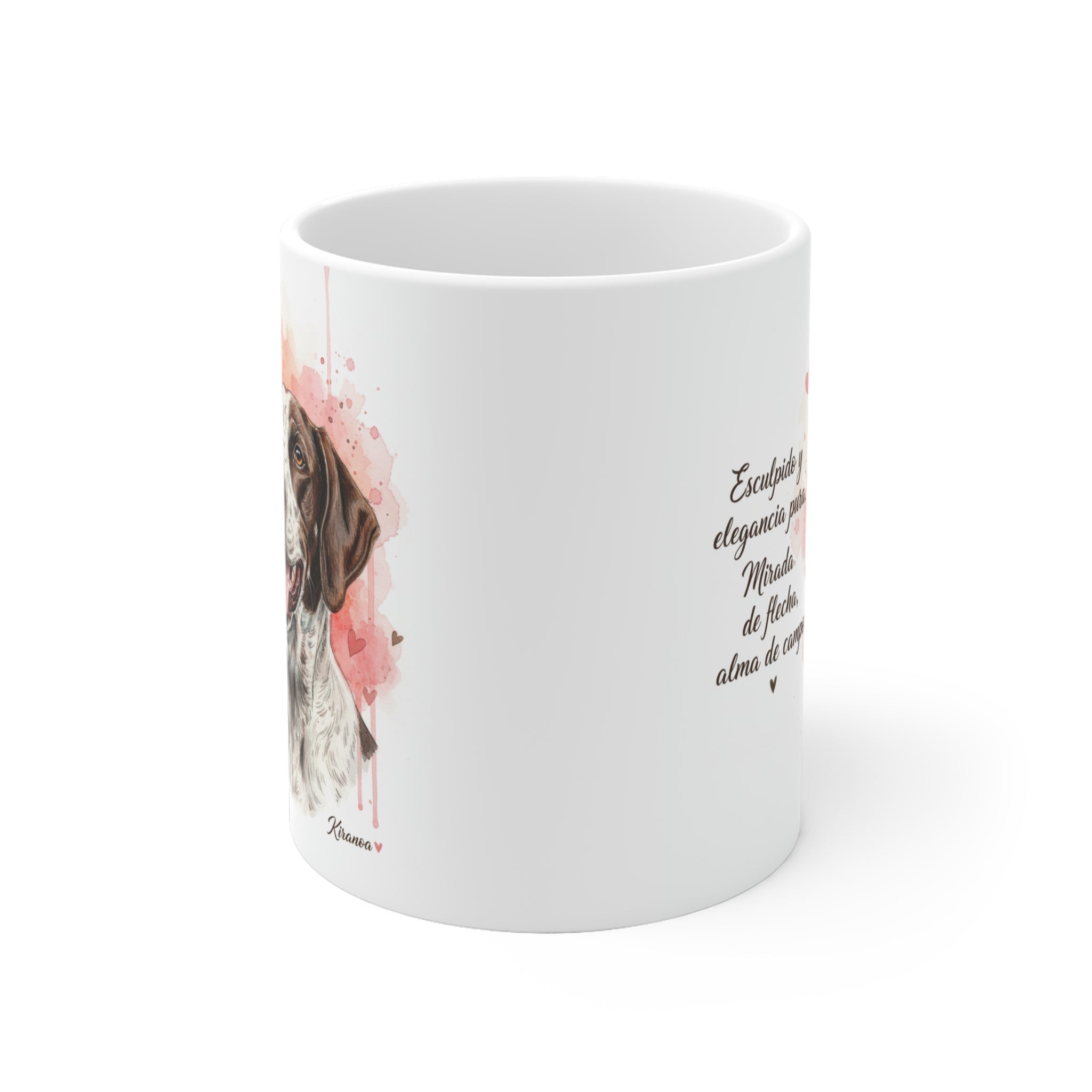 Taza Pointer Inglés | Esculpido y elegancia pura mirada de flecha alma de campo