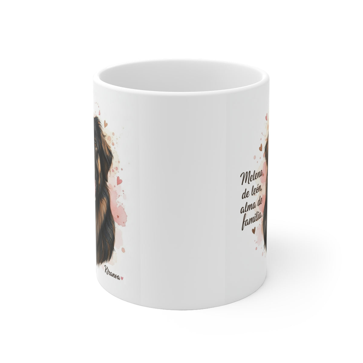 Taza cerámica Leonberger 325 ml – vista lateral