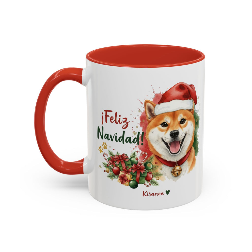 Taza Navideña Shiba Inu | ¡Feliz Navidad!