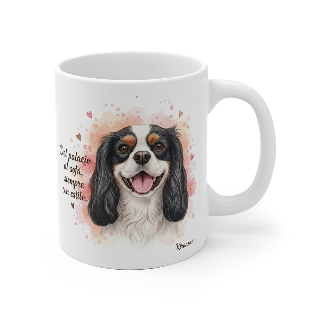 Taza Cavalier King Charles Spaniel | Del palacio al sofá siempre con estilo