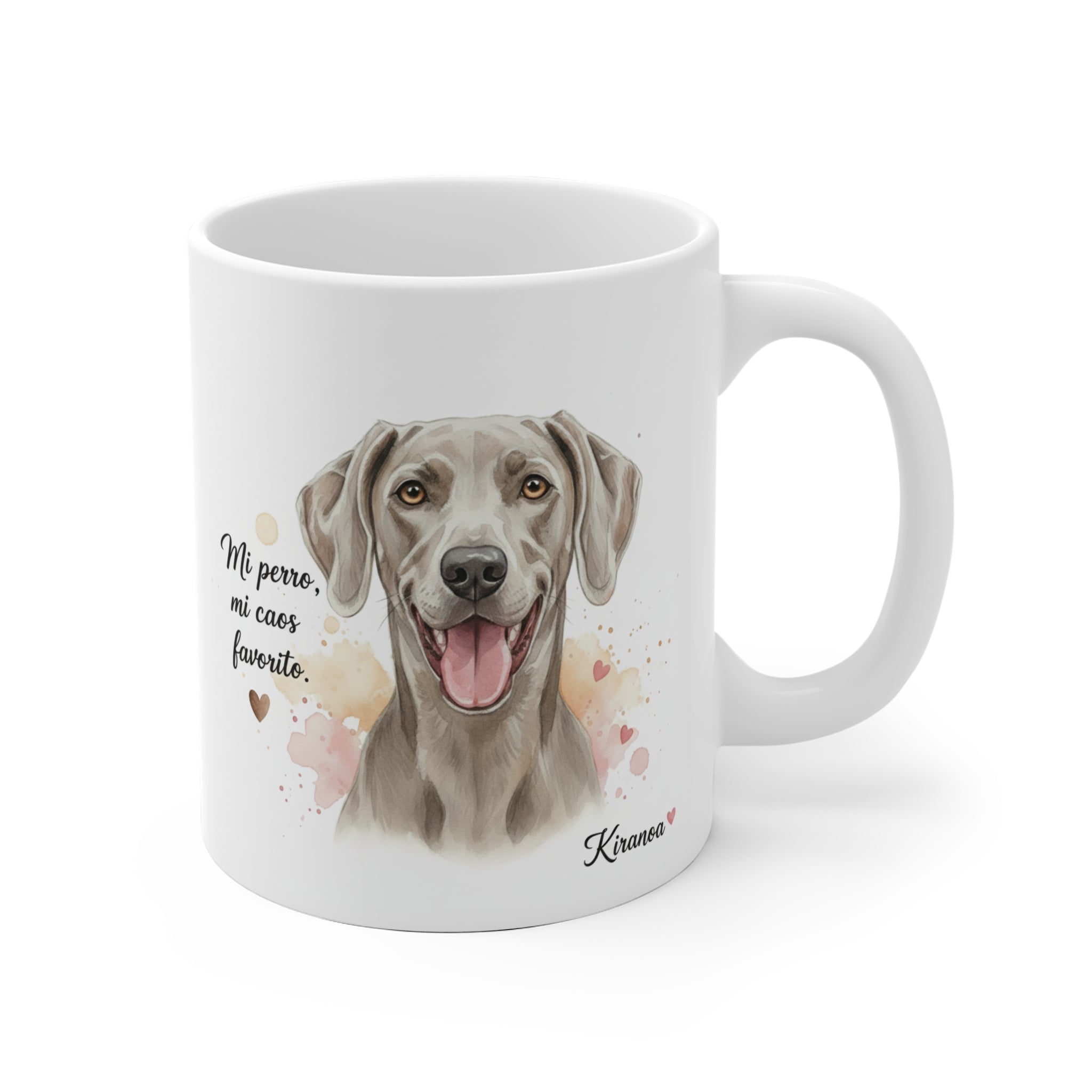 Taza  Braco de Weimar | Mi perro mi caos favorito