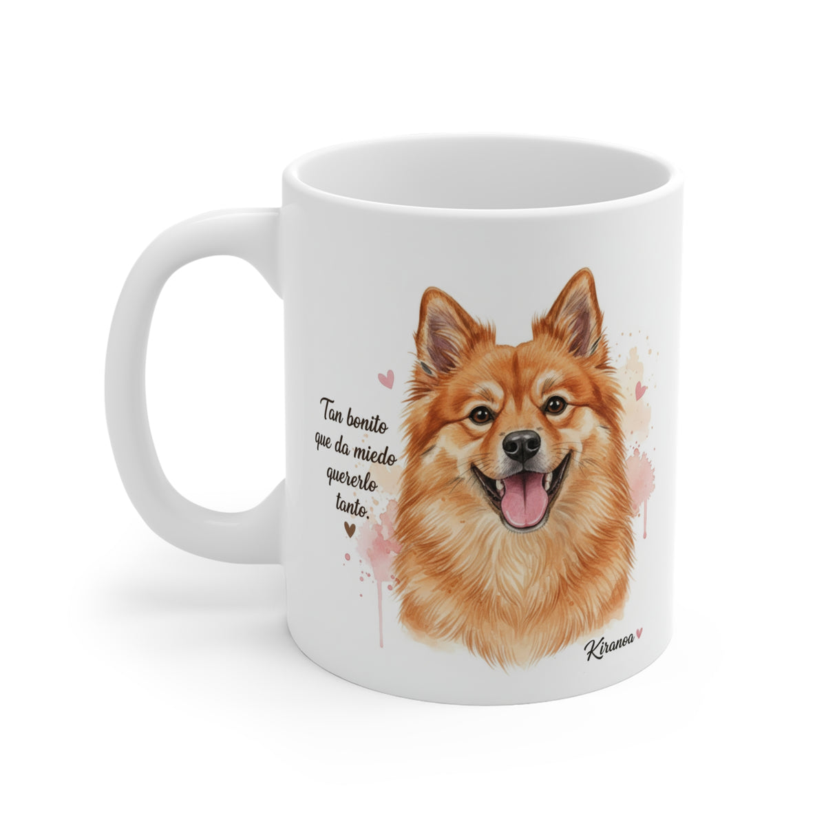 Taza cerámica Spitz Alemán con diseño impreso en ambas caras – vista trasera