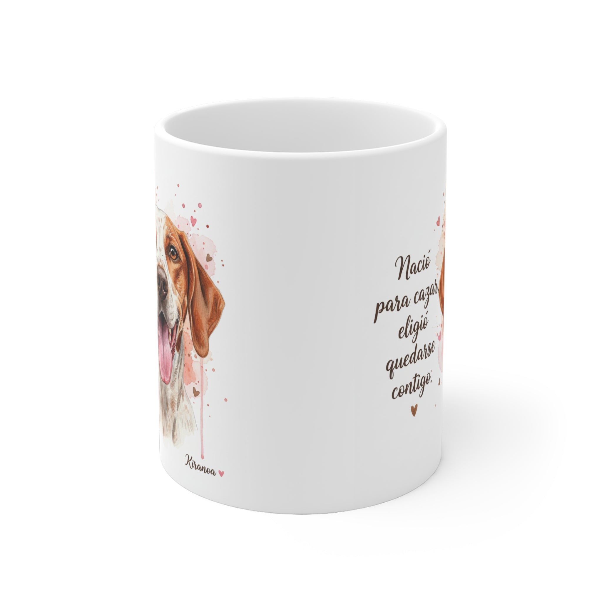 Taza Pointer Inglés | Nació para cazar eligió quedarse contigo