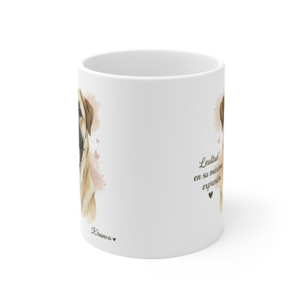 Taza Kangal vista lateral — cerámica 325 ml — Kiranoa