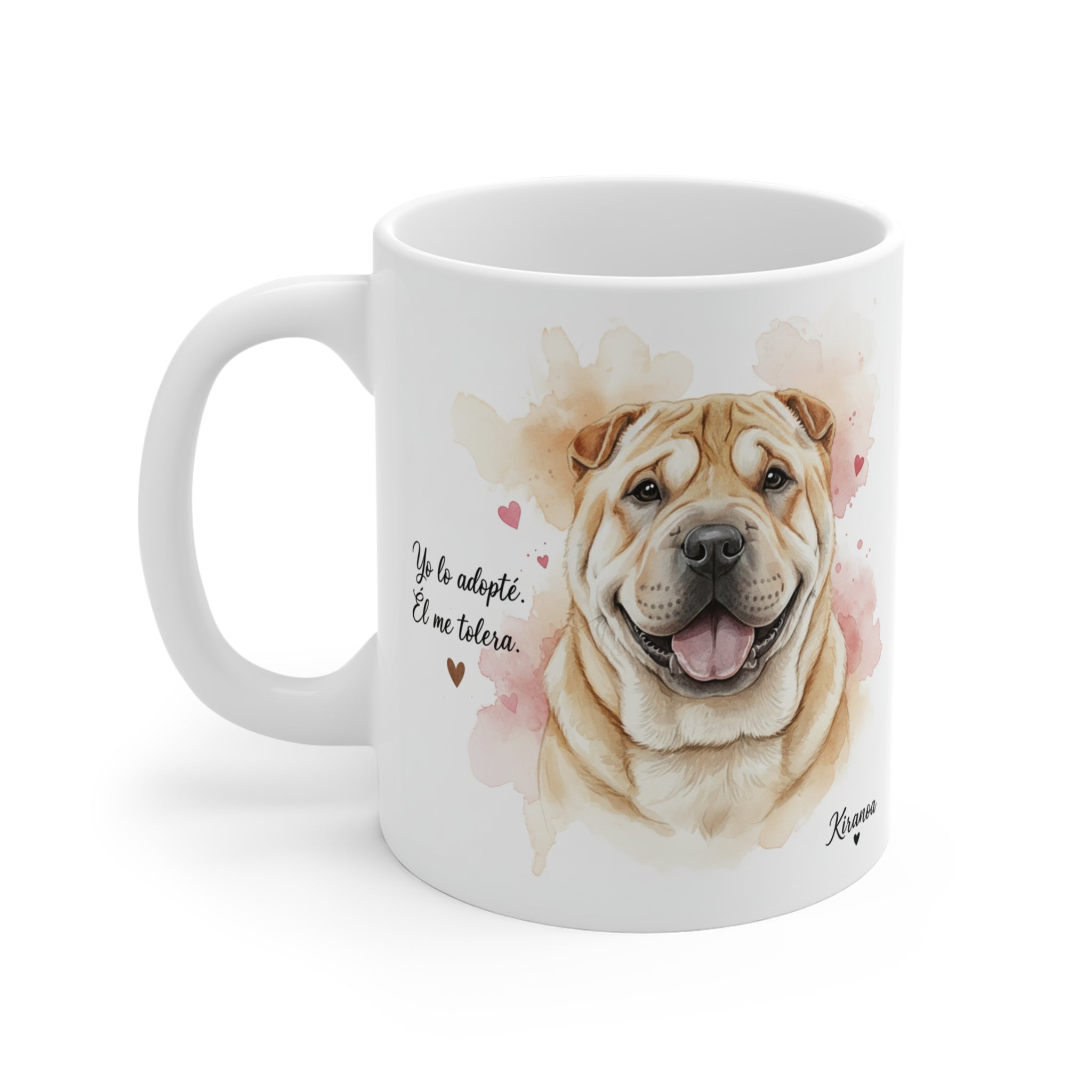 Taza Shar Pei | Yo lo adopté él me tolera