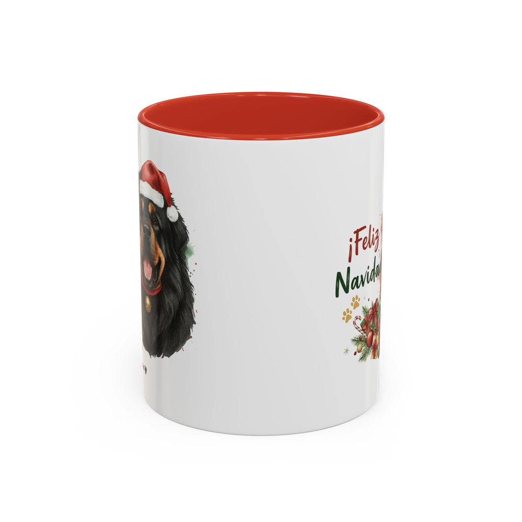 Taza Navideña Dogo del Tíbet | ¡Feliz Navidad!