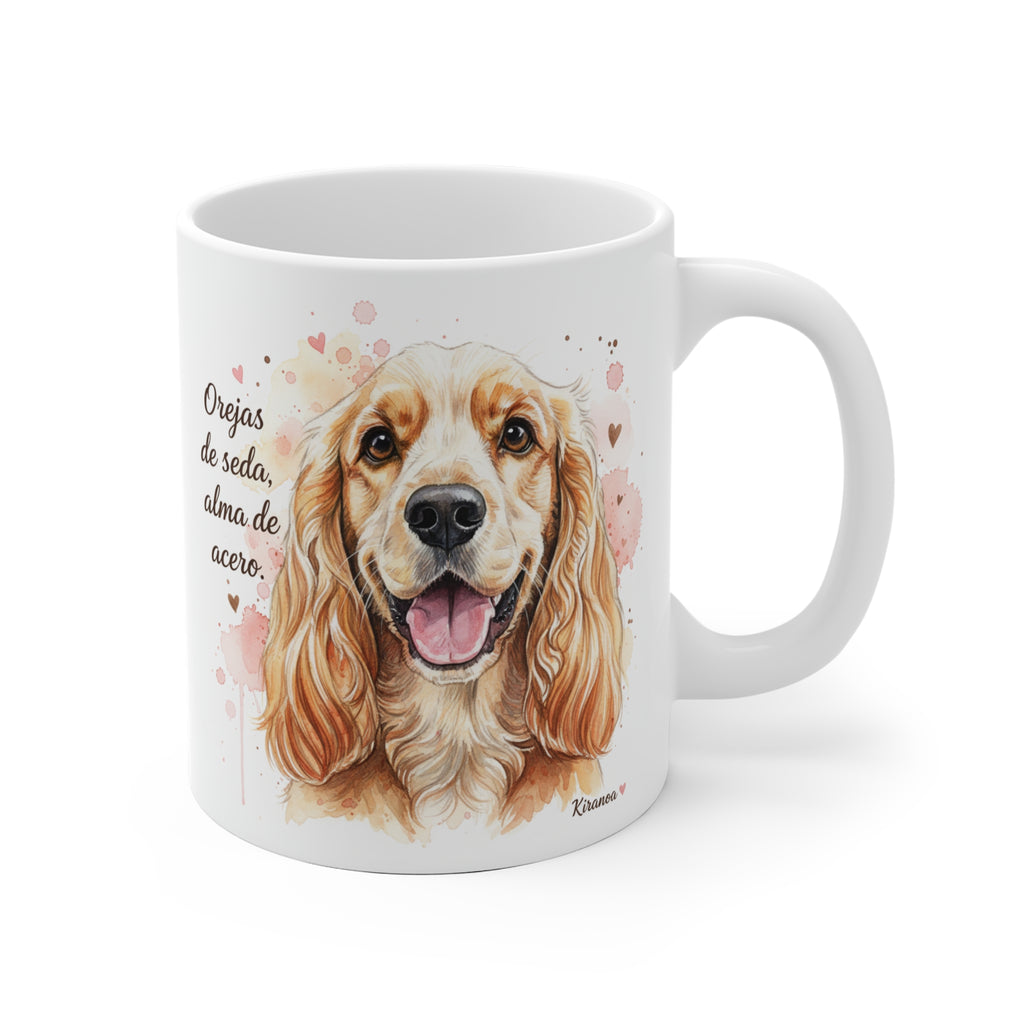 Taza Cocker Spaniel Inglés | Orejas de seda alma de acero