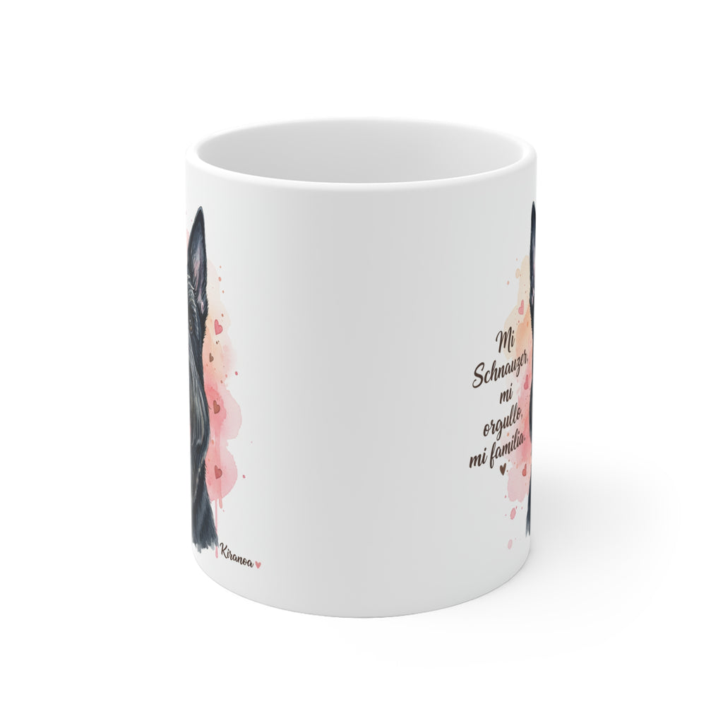 Taza cerámica Schnauzer Gigante 325 ml – vista lateral