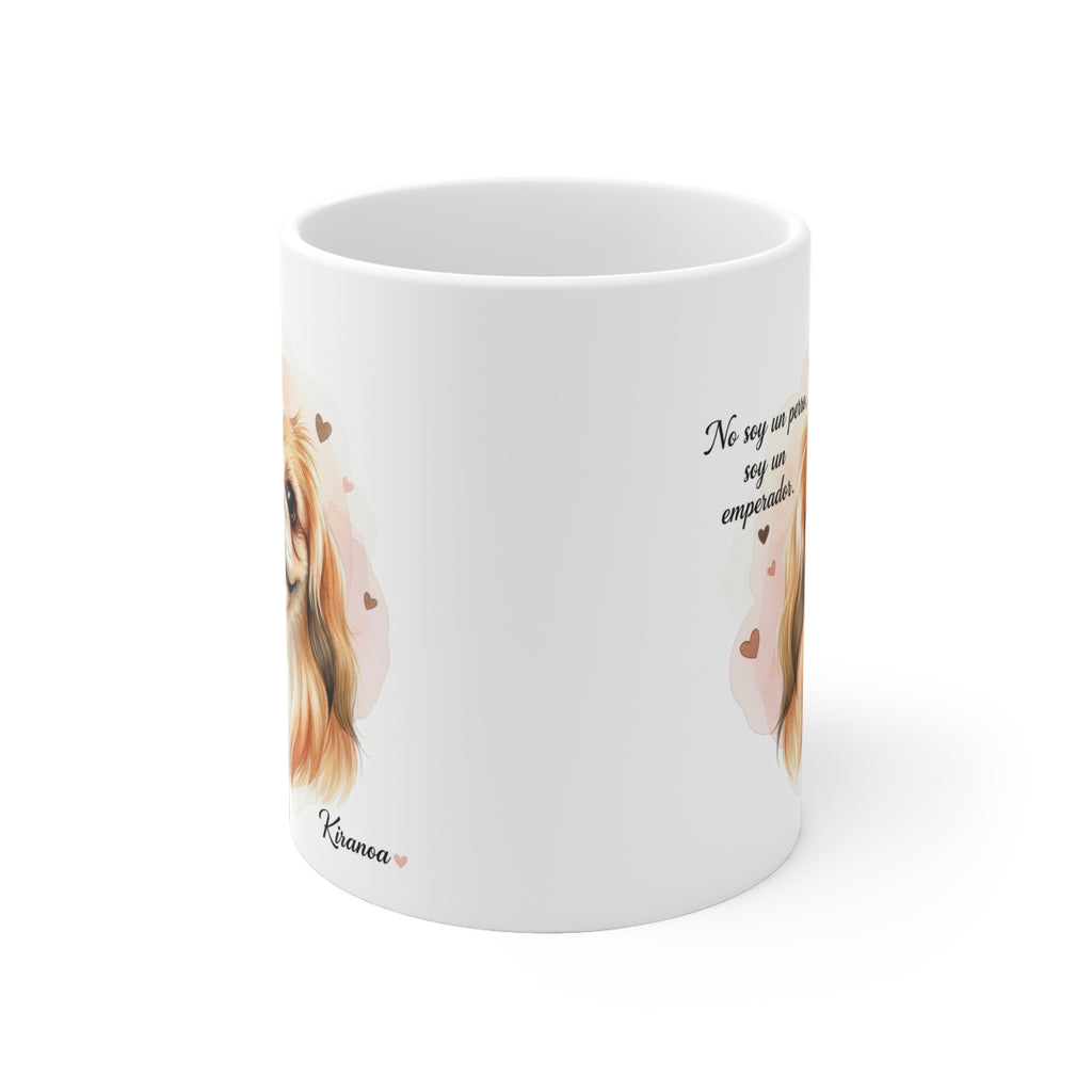 Taza cerámica Pequinés 325 ml – vista lateral