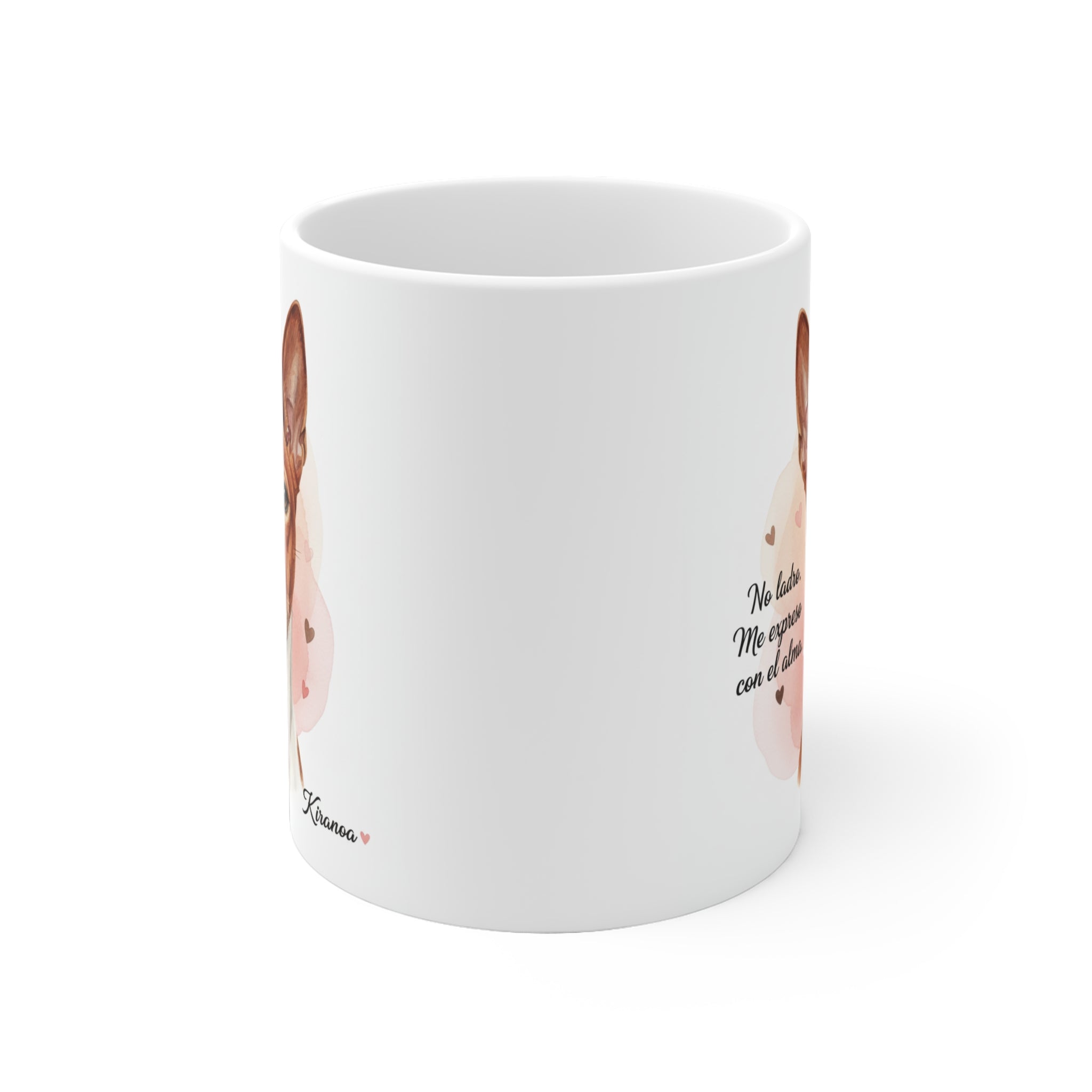 Taza Basenji | No ladro me expreso con el alma