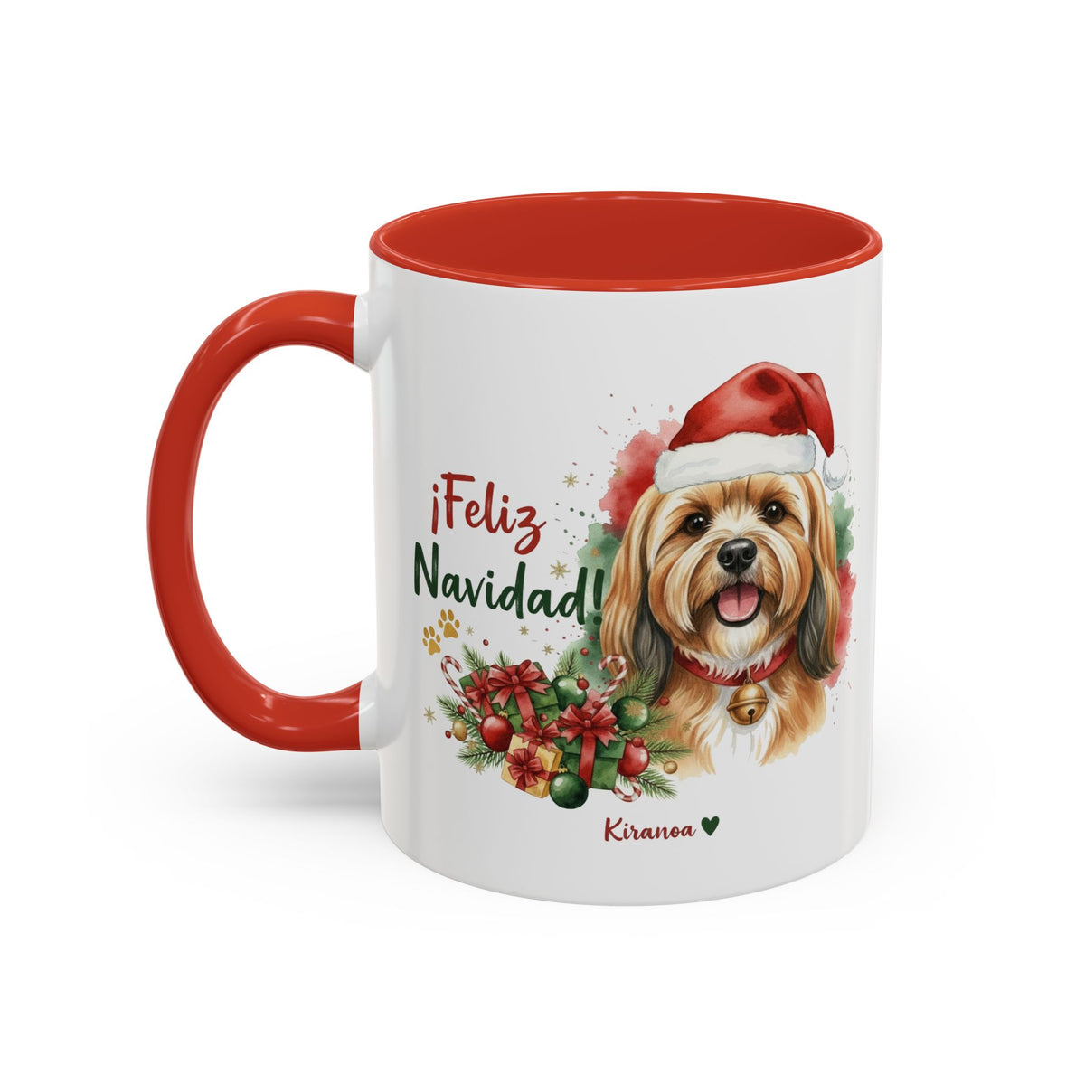 Taza Navideña Lhasa Apso | ¡Feliz Navidad!