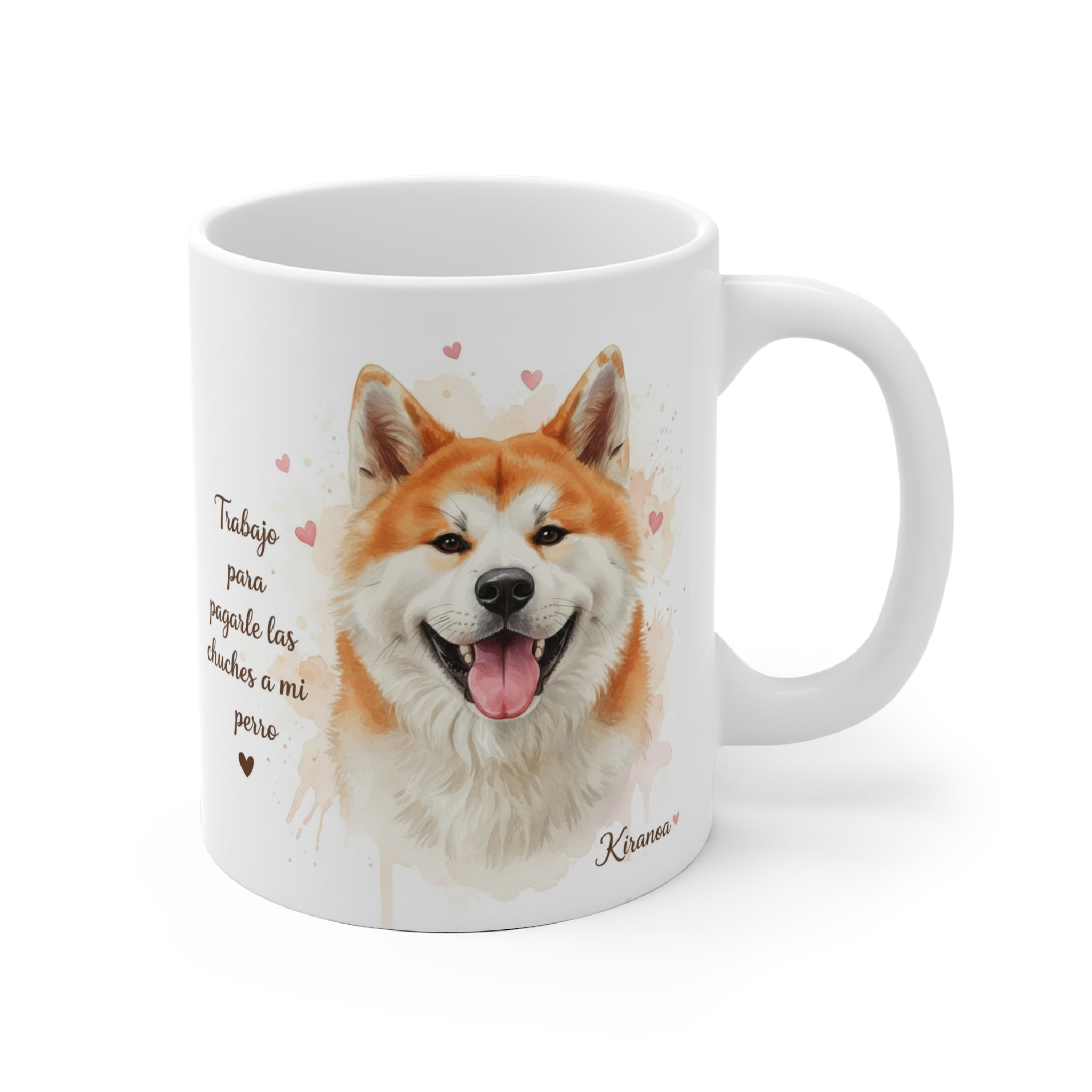 Taza Akita | Trabajo para pagarle las chuches a mi perro