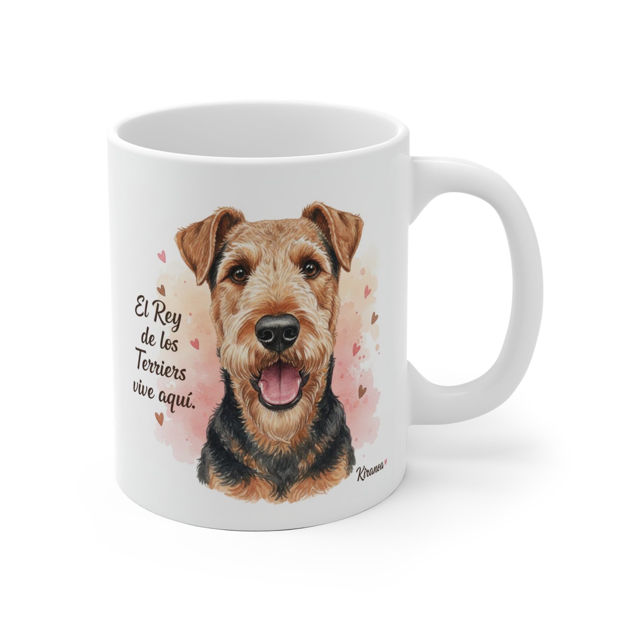 Taza Airedale Terrier | El Rey de los Terriers vive aquí