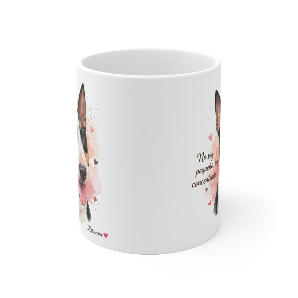 Taza cerámica Bull Terrier Miniatura 325 ml – vista lateral