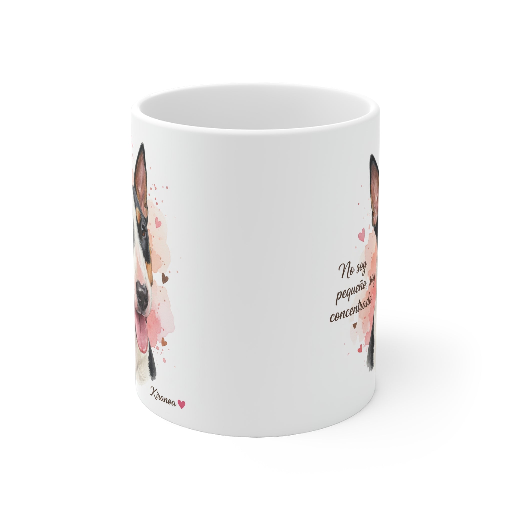 Taza cerámica Bull Terrier Miniatura 325 ml – vista lateral